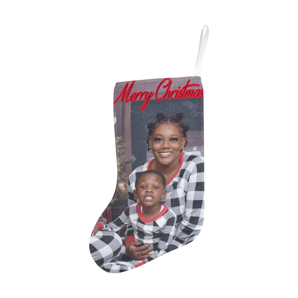 Custom Photo Christmas Stocking