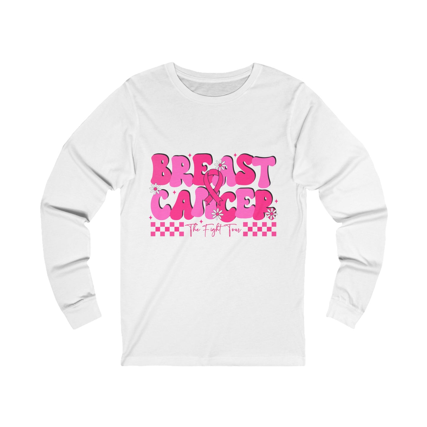 Breast Cancer Tour Unisex Jersey Long Sleeve Tee Breast Cancer Awareness Shirt