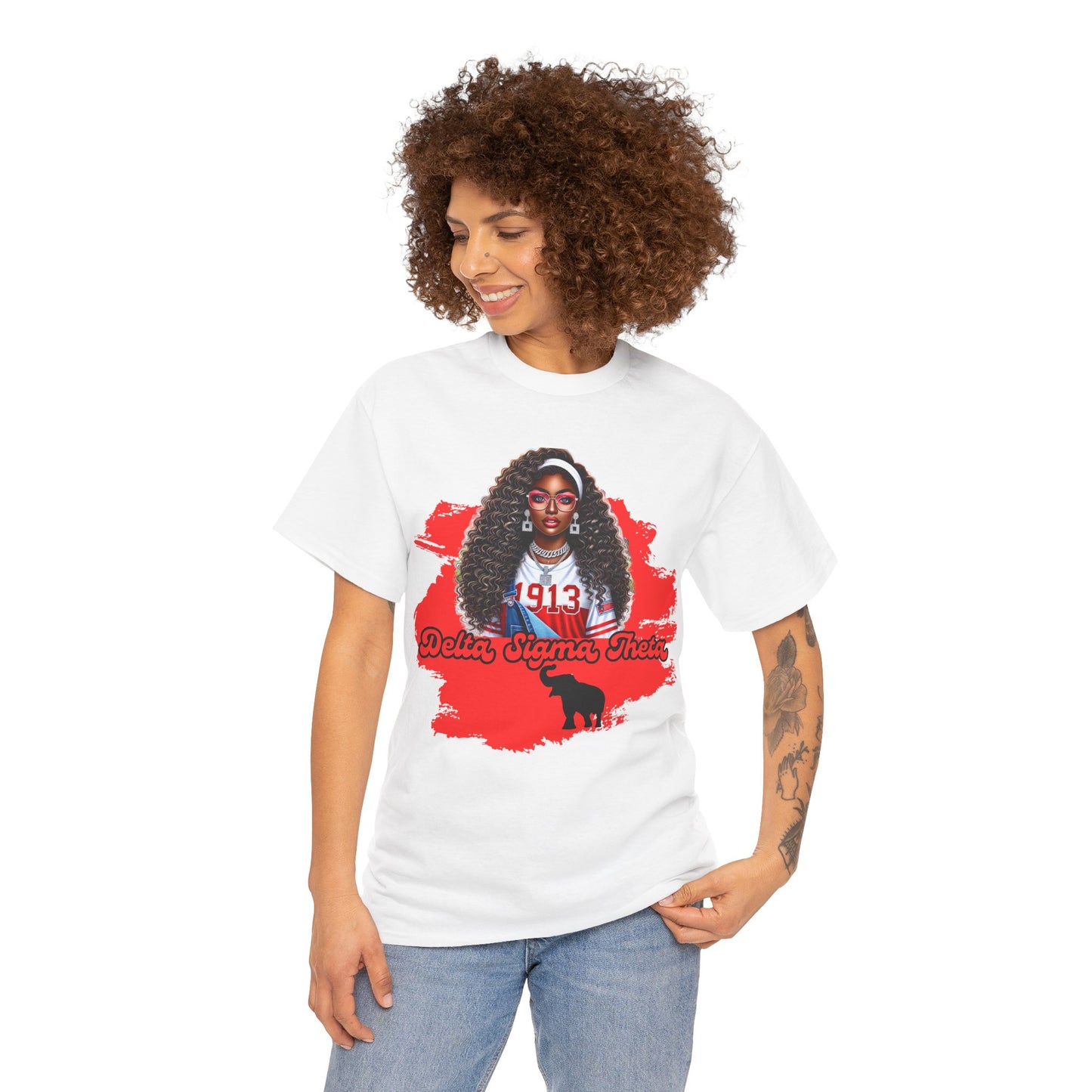 Delta Sigma Theta Unisex Heavy Cotton Tee
