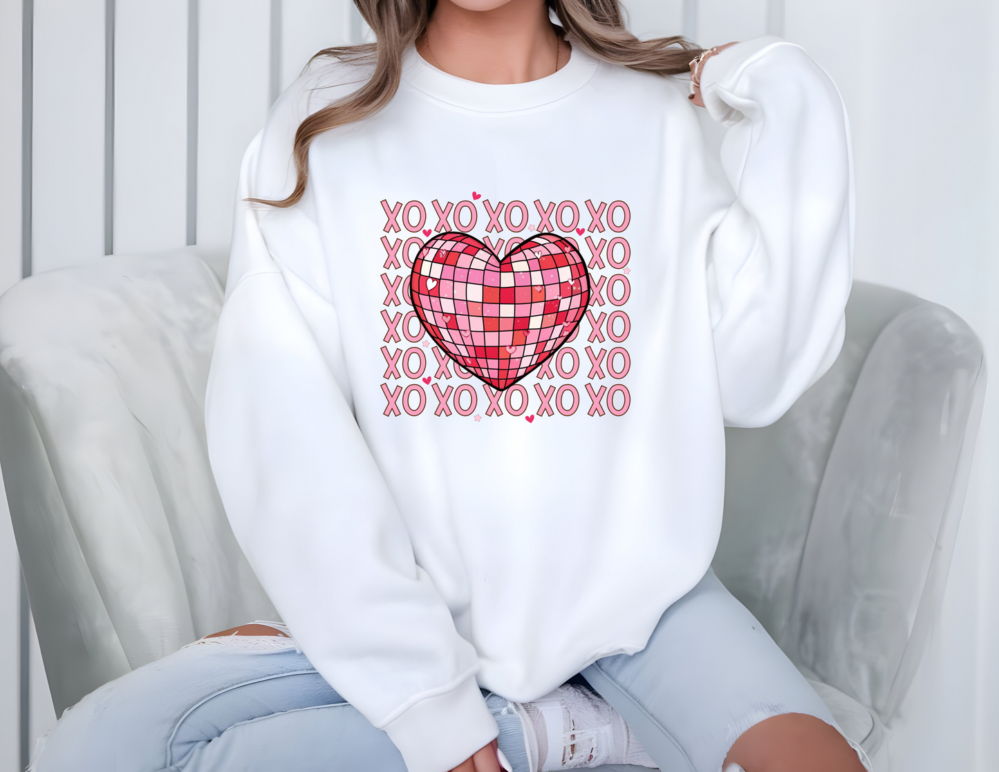 Disco Heart Sweatshirt