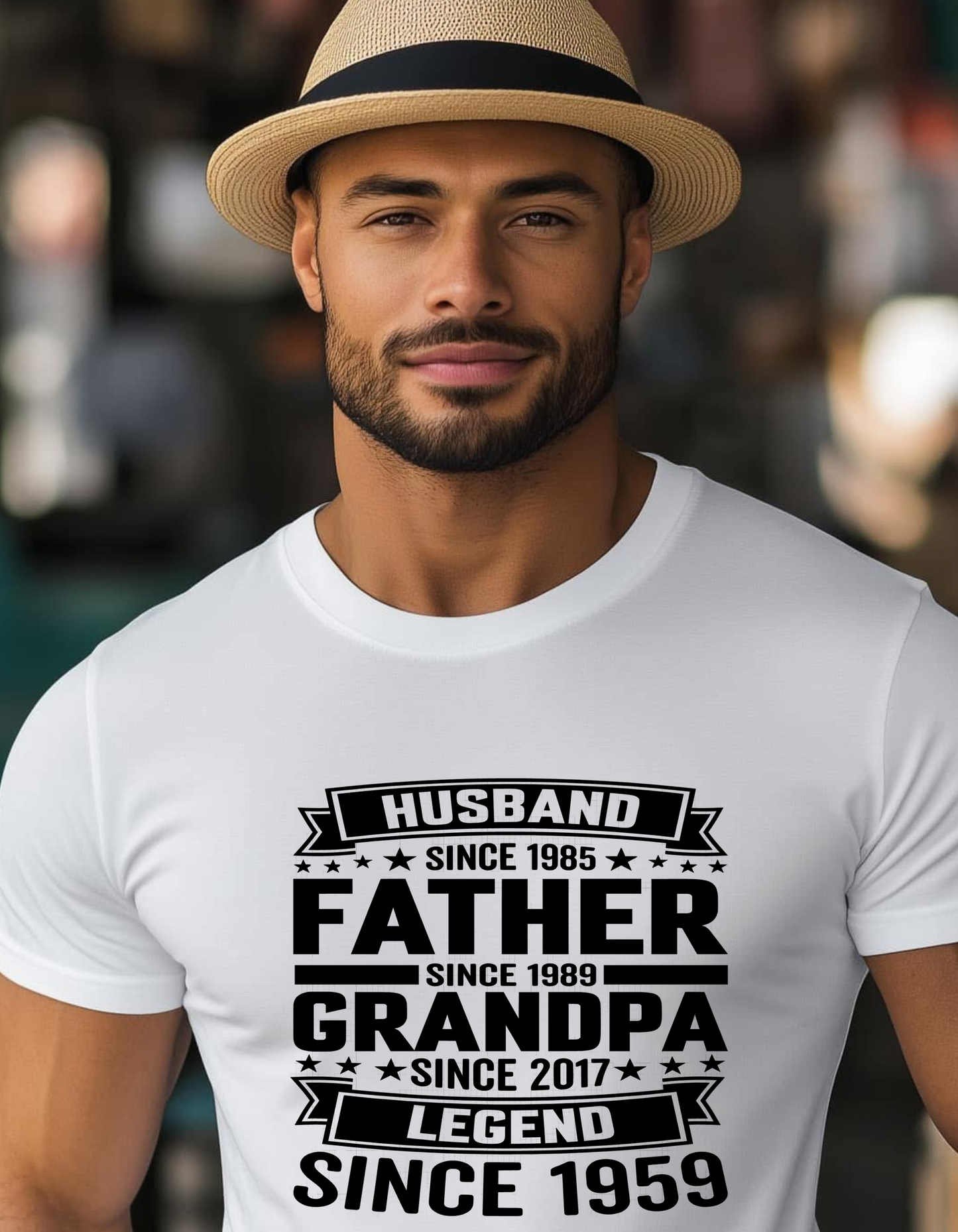 Husband Father Grandpa Legend Father's Day Shirt