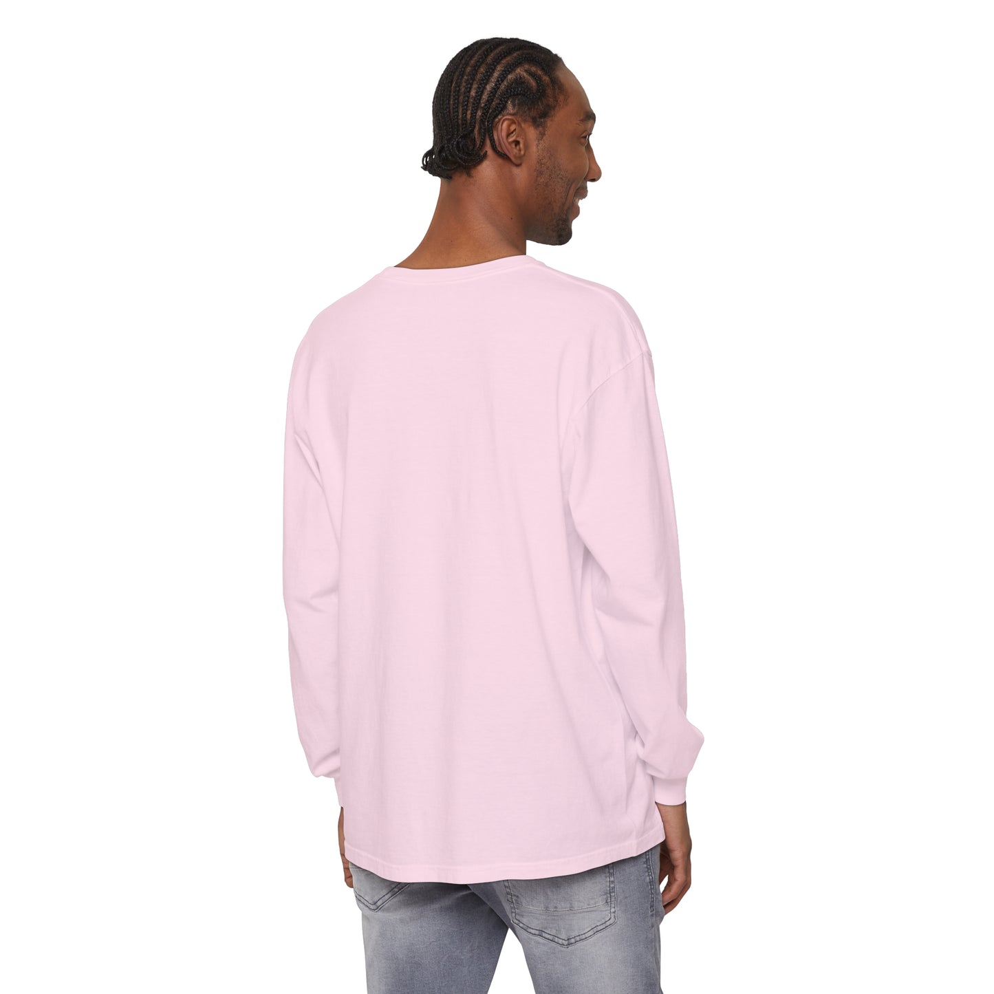 Pink Out Breast Cancer Awareness Shirt Unisex Garment-dyed Long Sleeve T-Shirt