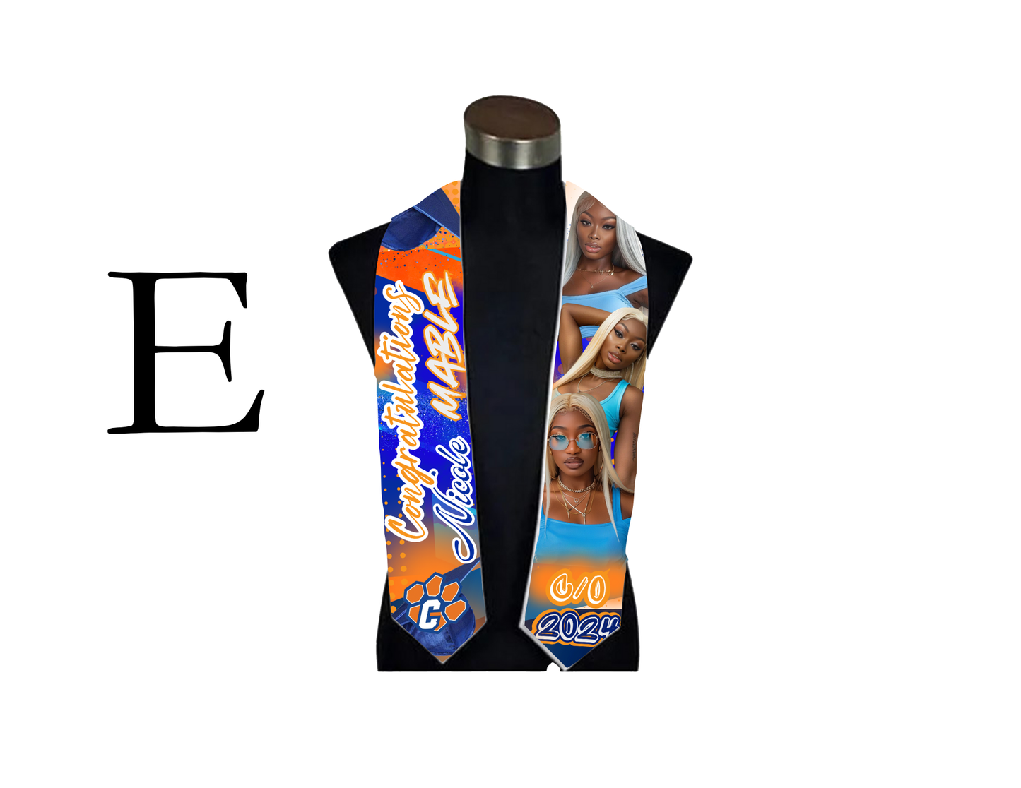 Custom Sublimation Graduation Stole 🎓✨