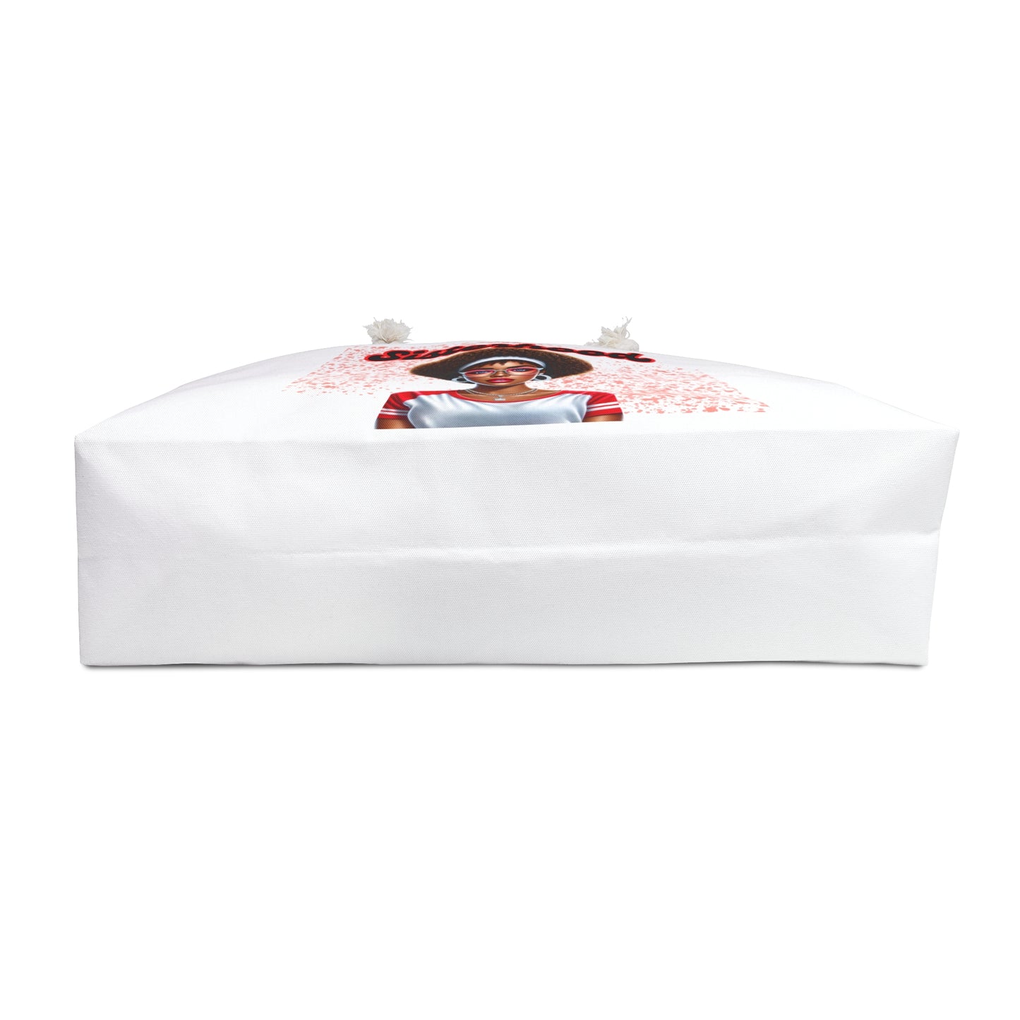 Girl with Afro Delta Sigma Theta Inspired Weekender Bag