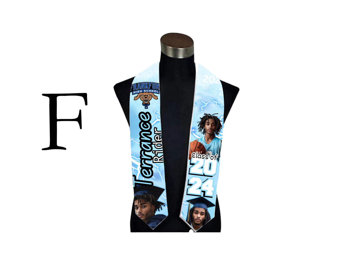 Custom Sublimation Graduation Stole 🎓✨