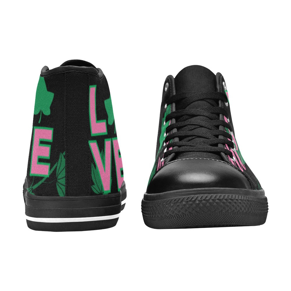 AKA Inspired High Top Sneakers