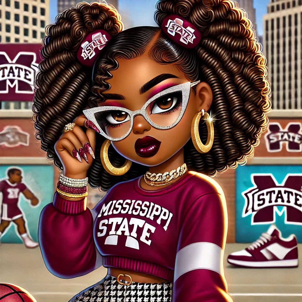 College Dreams Spiral Notebook β African American Girl Edition