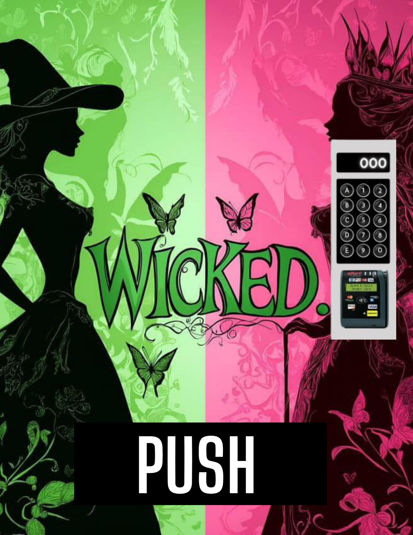 Wicked Inspired Mini Vending Machine Valentine Printable PDF
