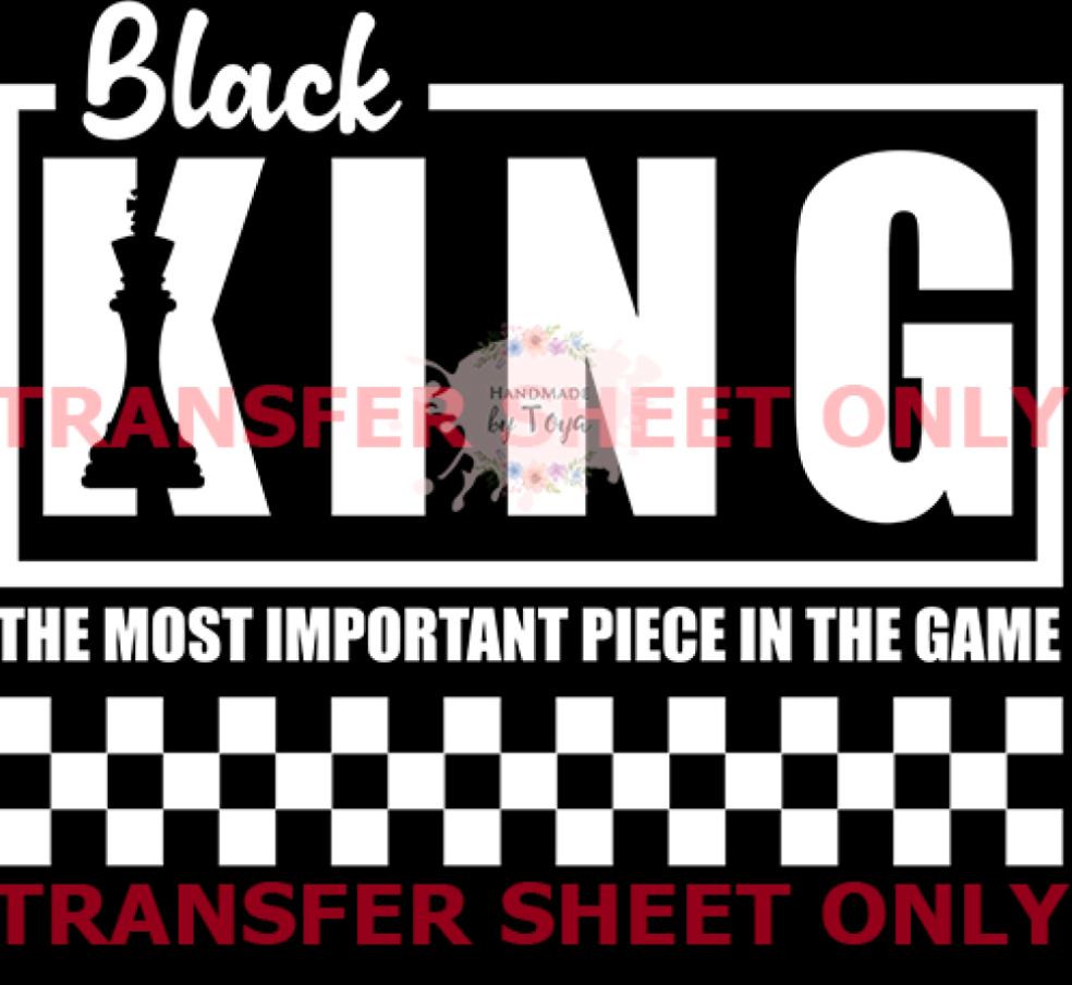 Black King Nutrition Facts Transfer
