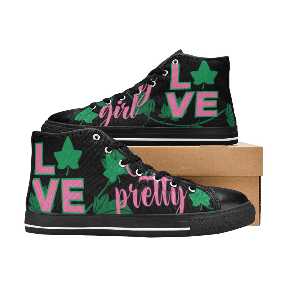 AKA Inspired High Top Sneakers