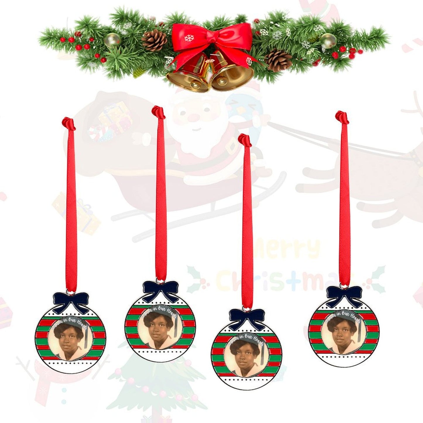 Custom Photo Christmas Ornaments