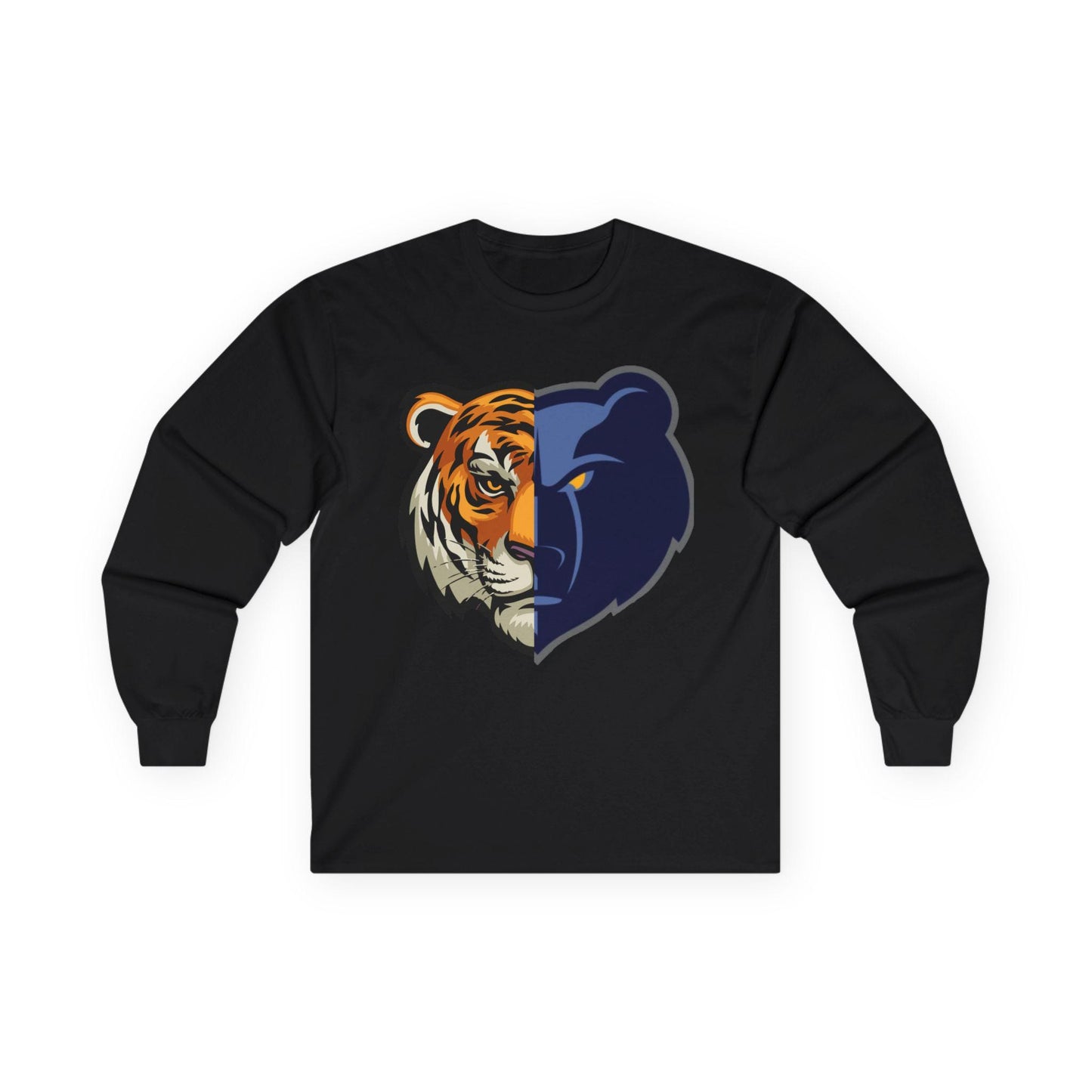 Memphis Grizzlies and Tigers Basketball Long Sleeve Tee