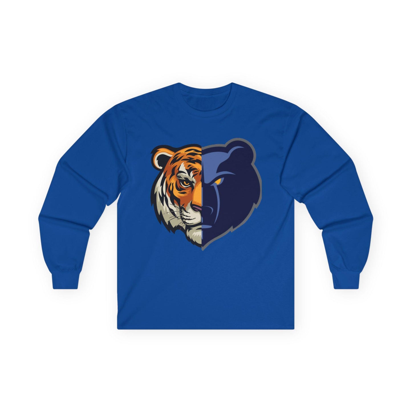 Memphis Grizzlies and Tigers Basketball Long Sleeve Tee