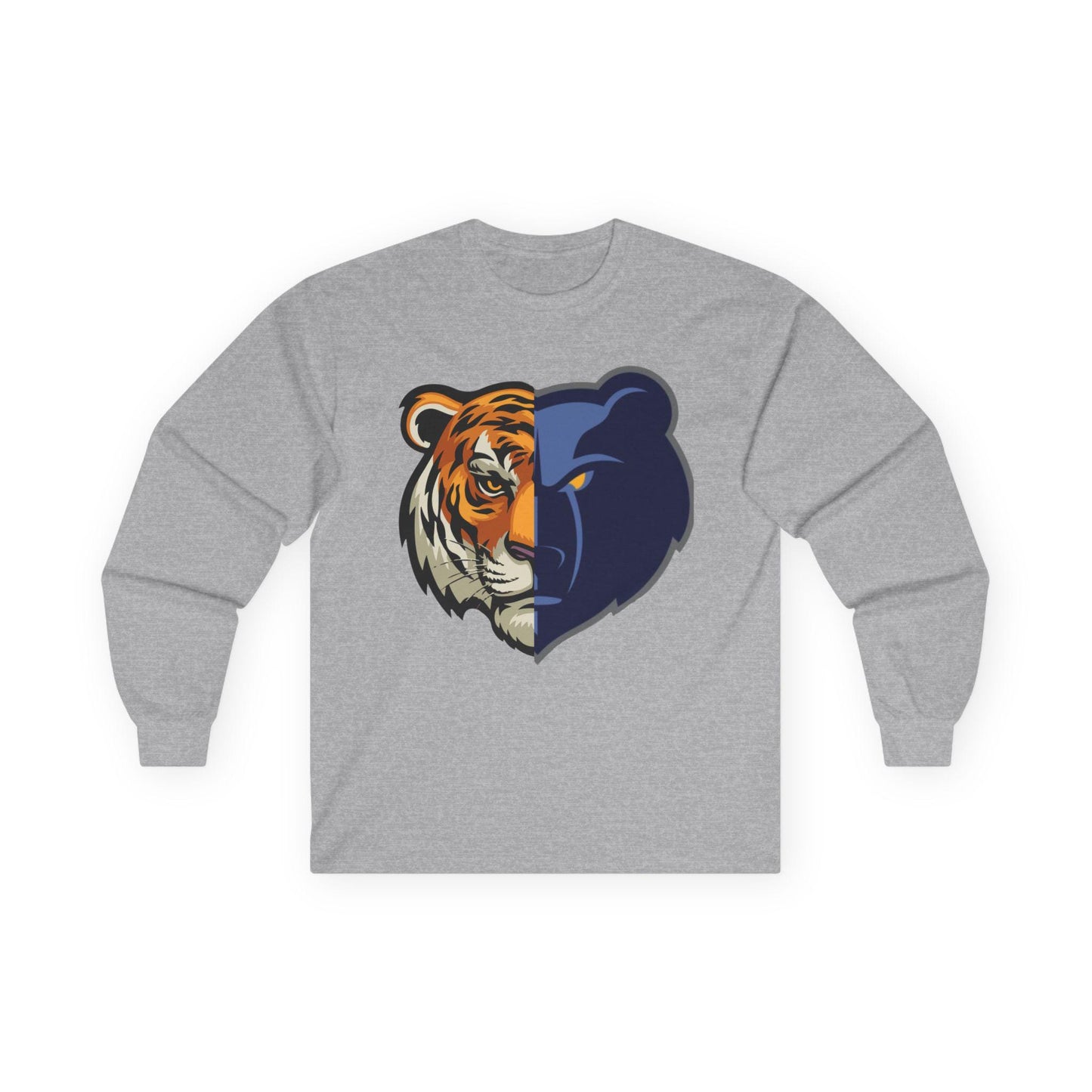 Memphis Grizzlies and Tigers Basketball Long Sleeve Tee