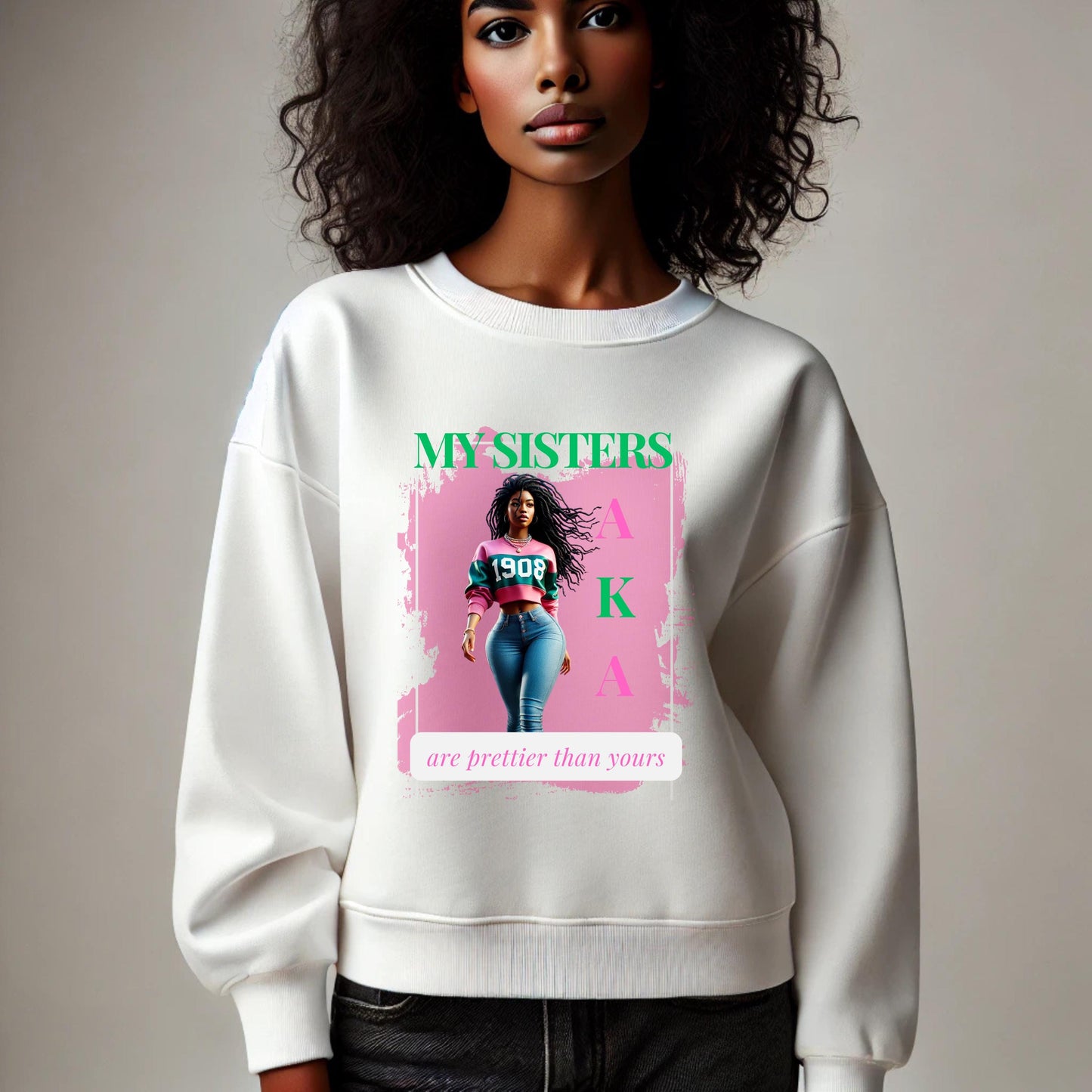 My Sisters ARe Prettier Than Yours AKA Unisex Garment-dyed Long Sleeve T-Shirt