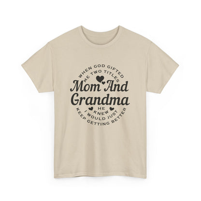 Mom and Grandma Unisex Heavy Cotton Tee