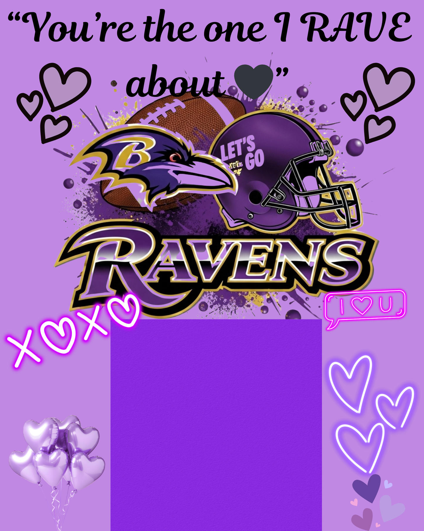 NFL Themed Jumbo Valentine's Day Cards - Editable Canva Templates