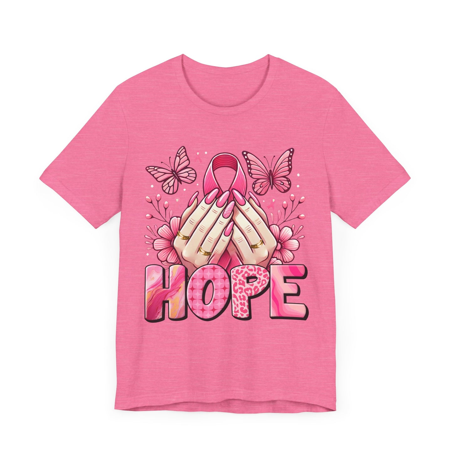 Hope Breast Cancer Awareness Unisex Jersey Short Sleeve Tee