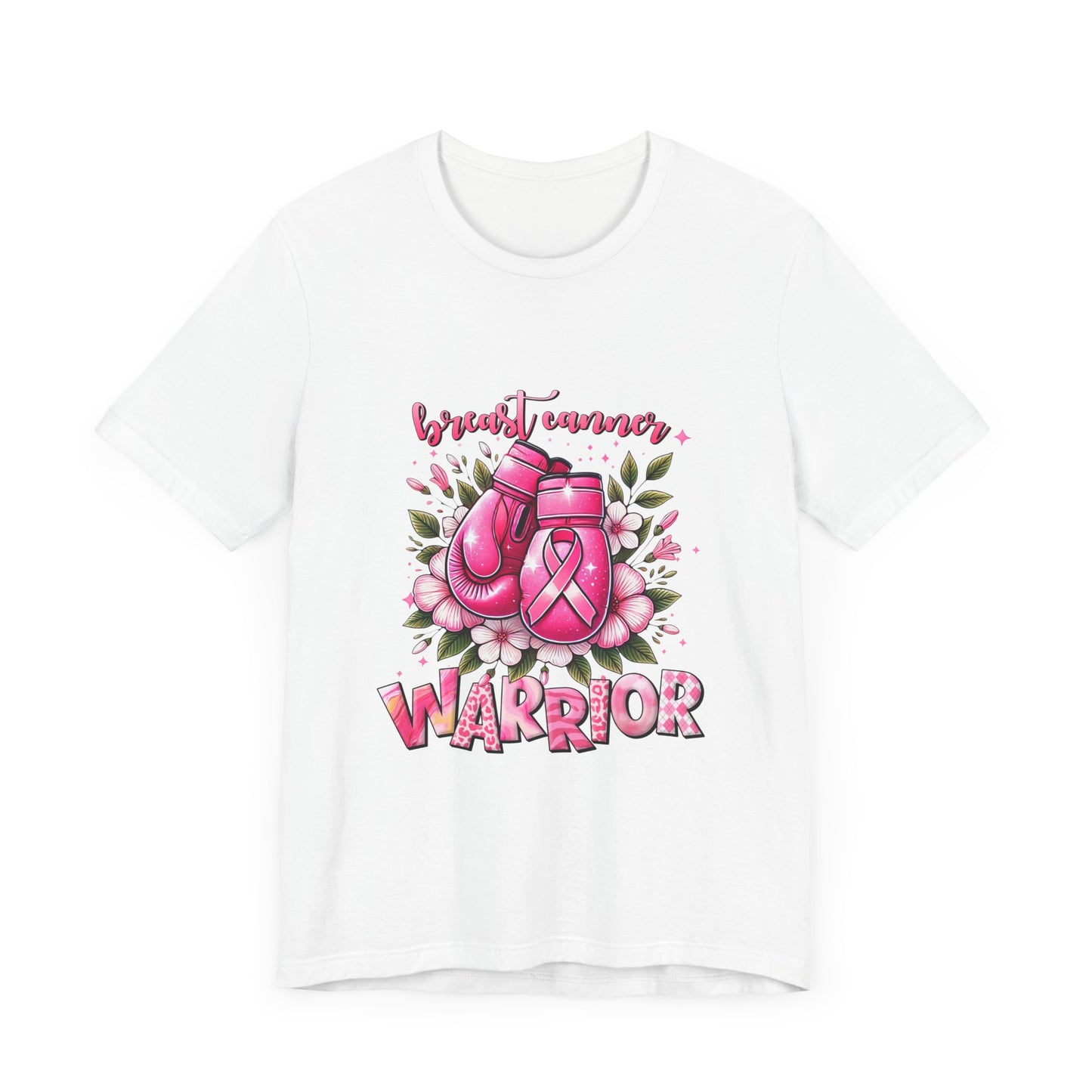 Breast Cancer Warrior Breast Cancer Awareness Unisex Jersey Short Sleeve Tee