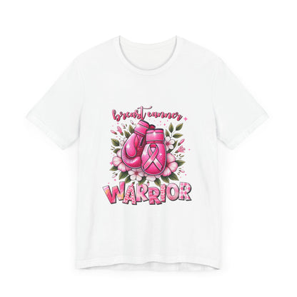 Breast Cancer Warrior Breast Cancer Awareness Unisex Jersey Short Sleeve Tee