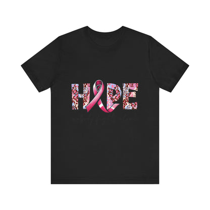 Nobody Fights Alone Breast Cancer Awareness Unisex Jersey Short Sleeve Tee