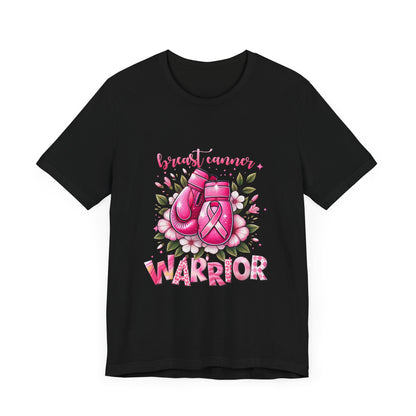 Breast Cancer Warrior Breast Cancer Awareness Unisex Jersey Short Sleeve Tee