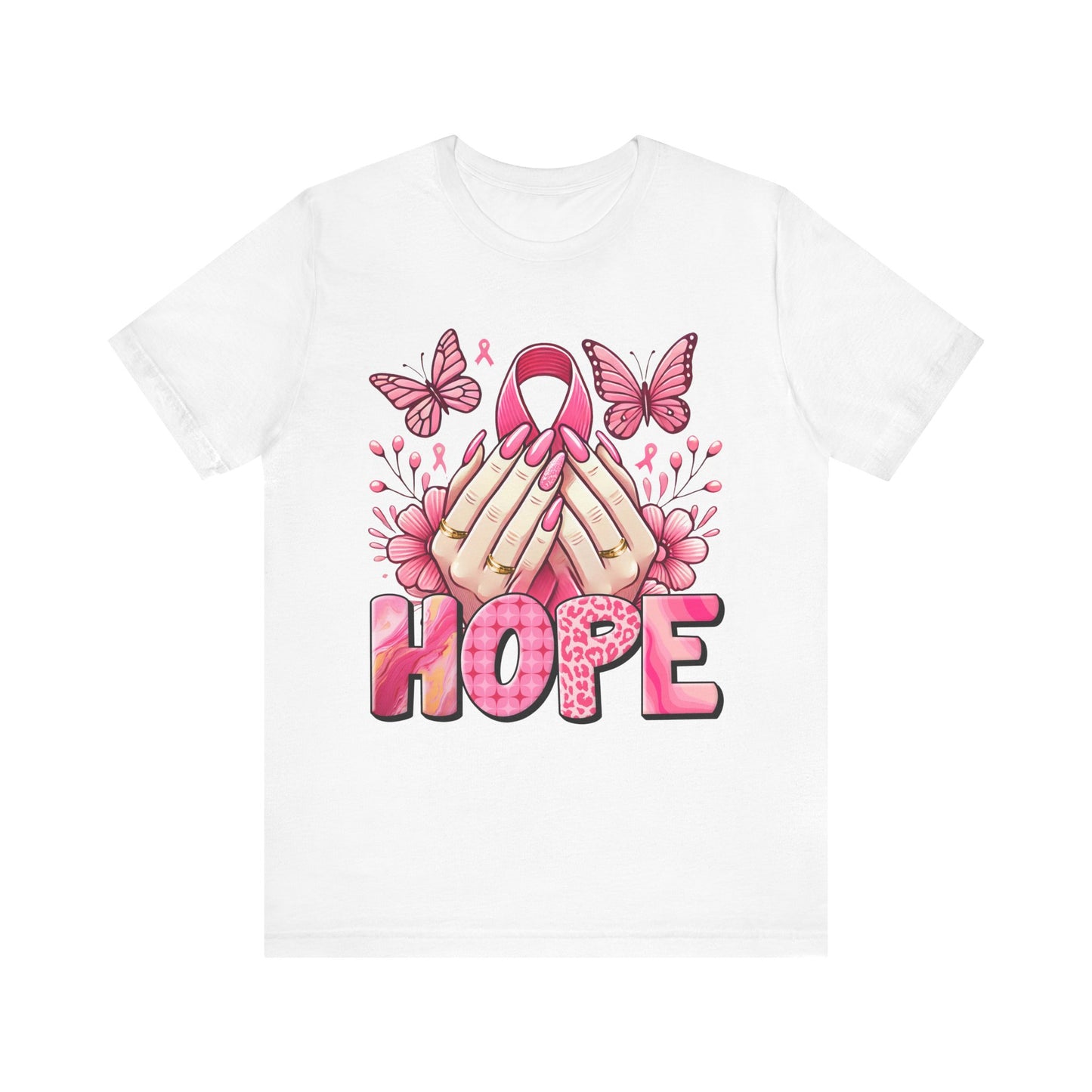 Hope Breast Cancer Awareness Unisex Jersey Short Sleeve Tee