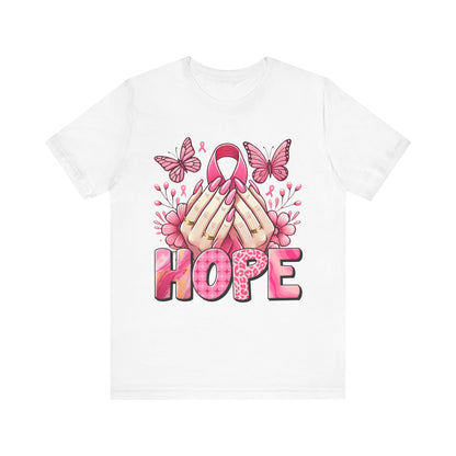 Hope Breast Cancer Awareness Unisex Jersey Short Sleeve Tee