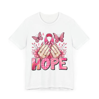 Hope Breast Cancer Awareness Unisex Jersey Short Sleeve Tee