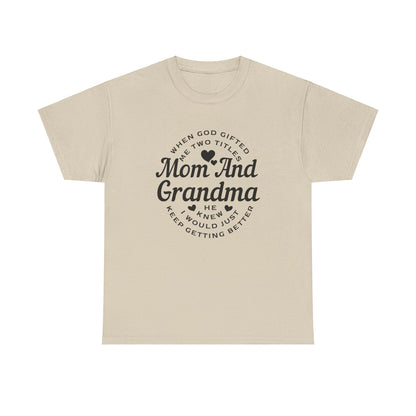 Mom and Grandma Unisex Heavy Cotton Tee