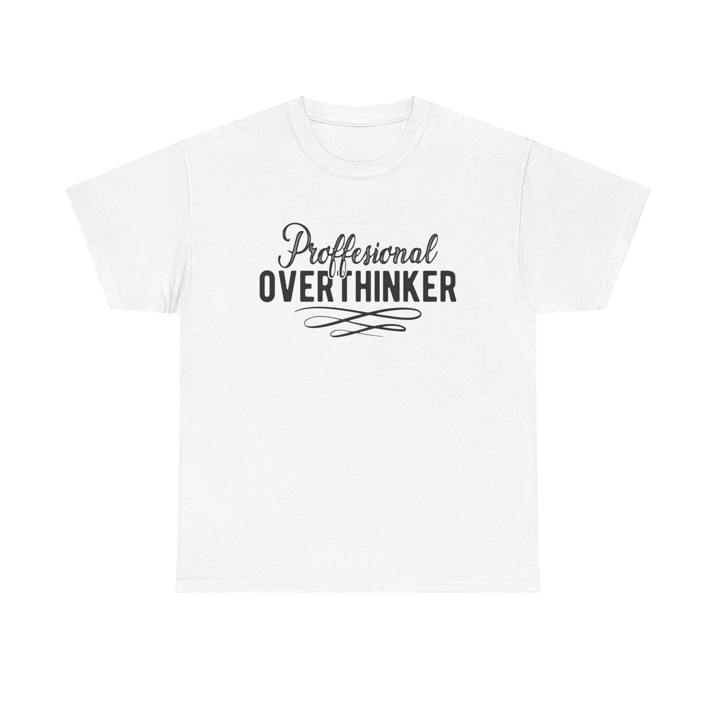 Professional Overthinker Unisex Heavy Cotton Tee