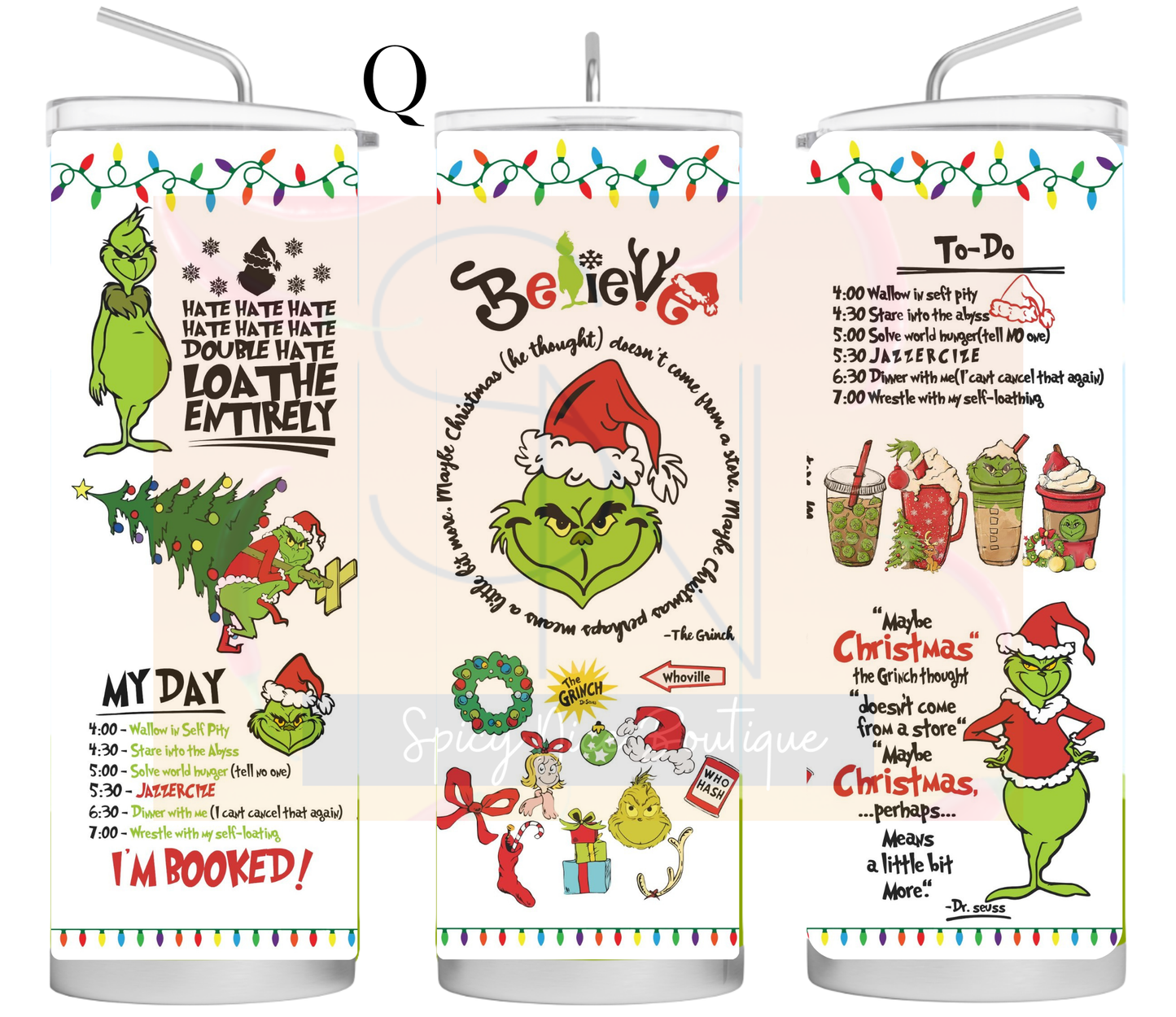 Grinch Tumblers