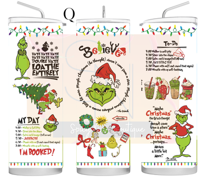 Grinch Tumblers