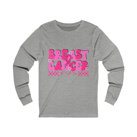 Breast Cancer Tour Unisex Jersey Long Sleeve Tee Breast Cancer Awareness Shirt