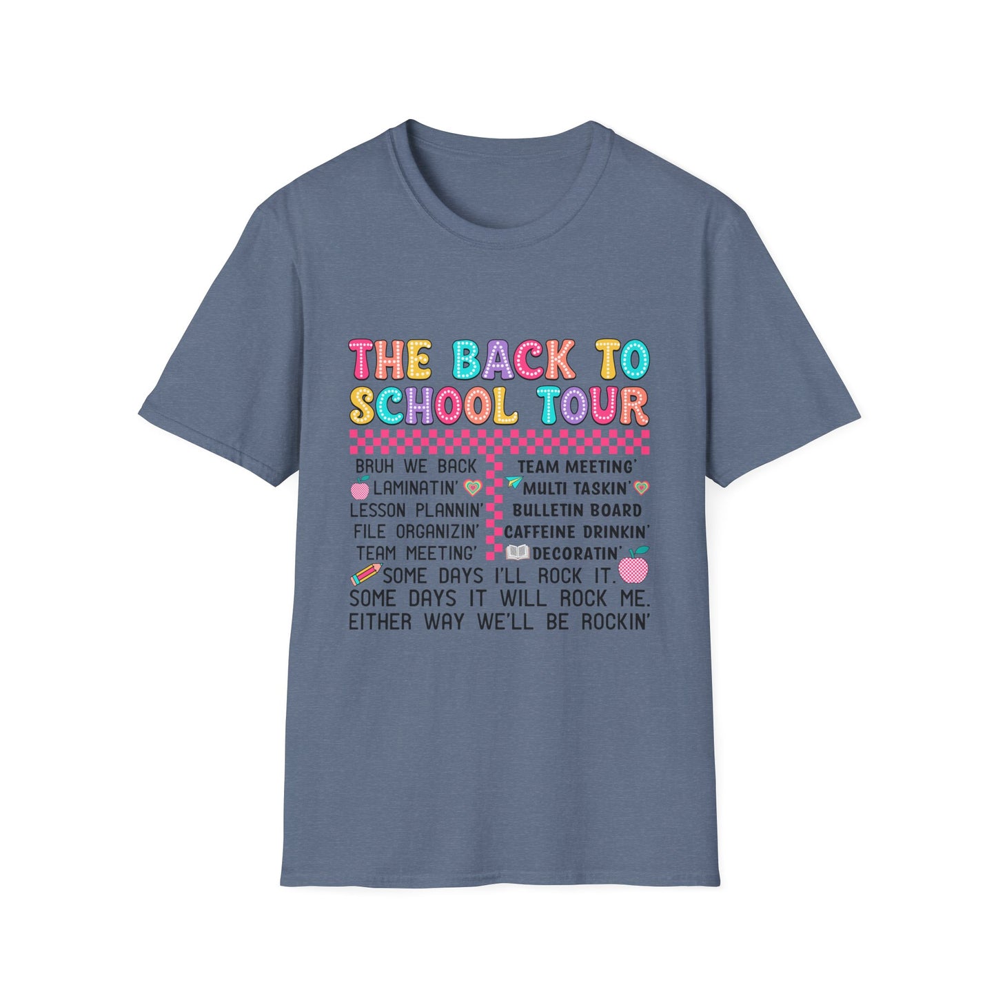 Back to School Tour Teacher Shirt