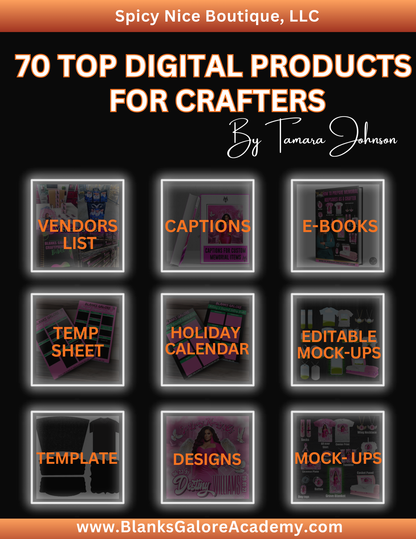 70 Top Digital Products for Crafters