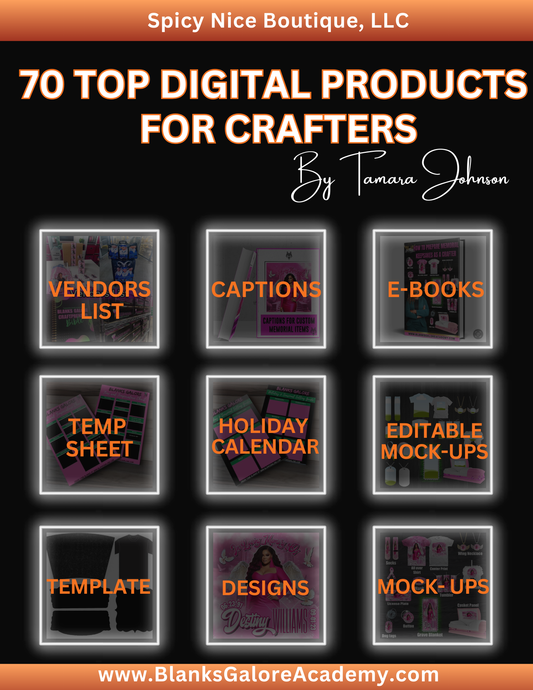 70 Top Digital Products for Crafters