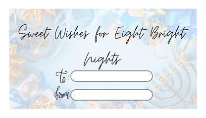 Editable Hanukkah Gift Tags – Set of 4 (Digital Download)