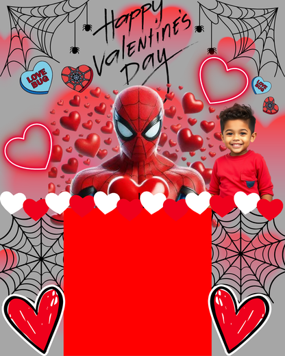 Editable Jumbo Valentine Candy Card Template | 16x20 Candy Board | Canva Valentine Craft for Sellers