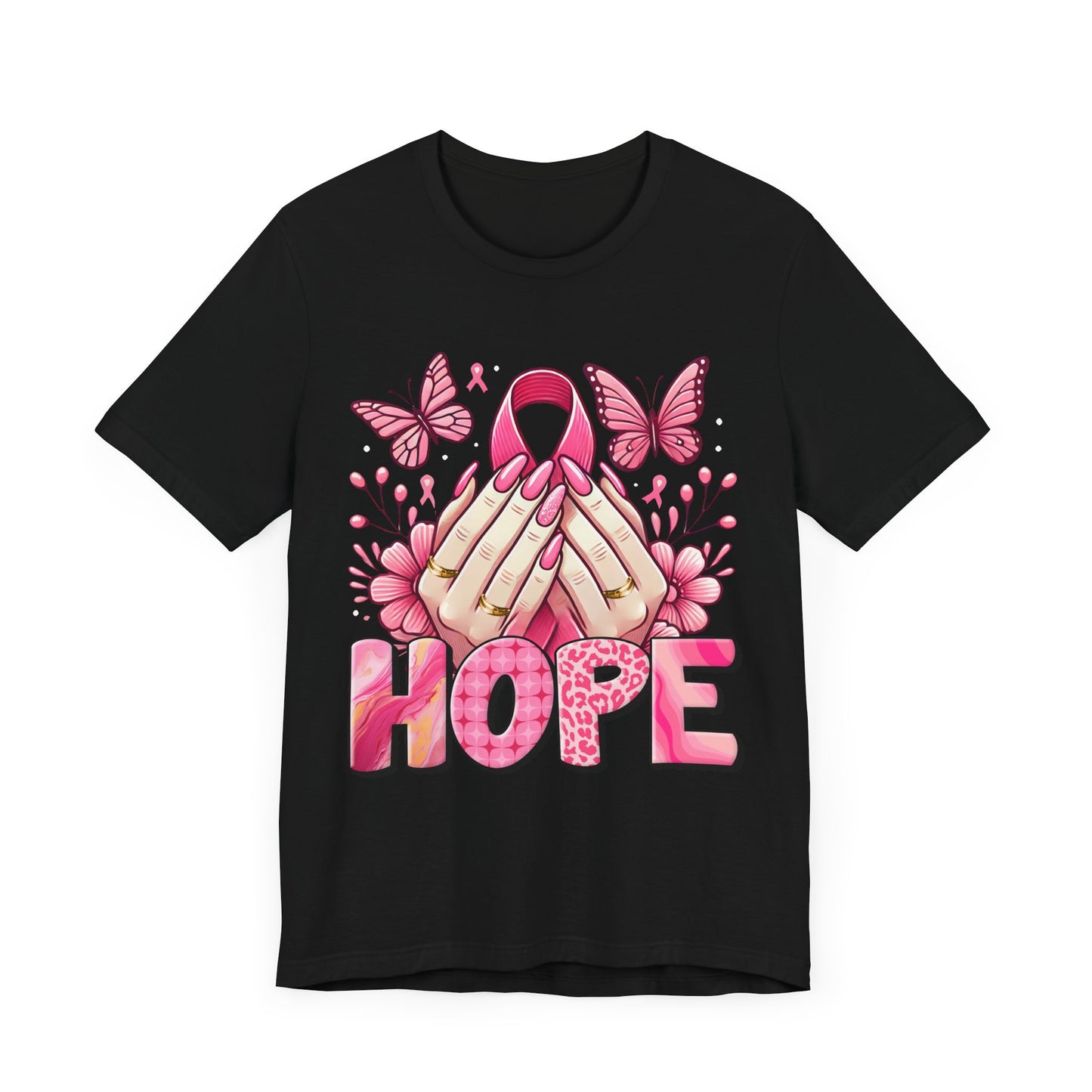 Hope Breast Cancer Awareness Unisex Jersey Short Sleeve Tee