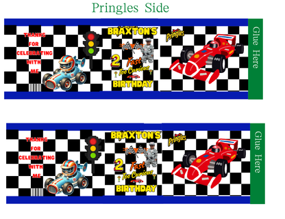 2 Fast Too Curious Birthday Party Favor Editable Templates