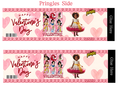 Disney-Themed Valentine’s Day Party Favor Template – Editable Printable