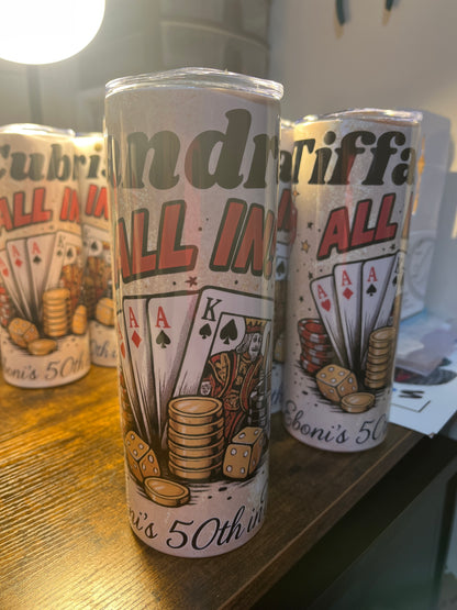 Custom Insulated Skinny Tumbler 20oz