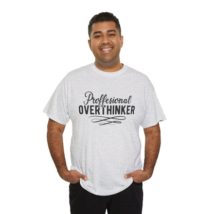 Professional Overthinker Unisex Heavy Cotton Tee