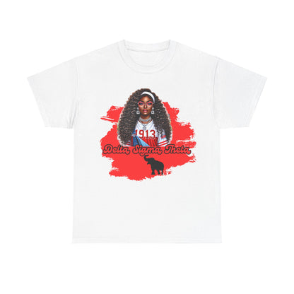Delta Sigma Theta Unisex Heavy Cotton Tee