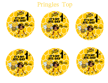 It’s My 1st Bee-Day Editable Party Favor Set | Birthday Canva Template | Honey Bee Theme