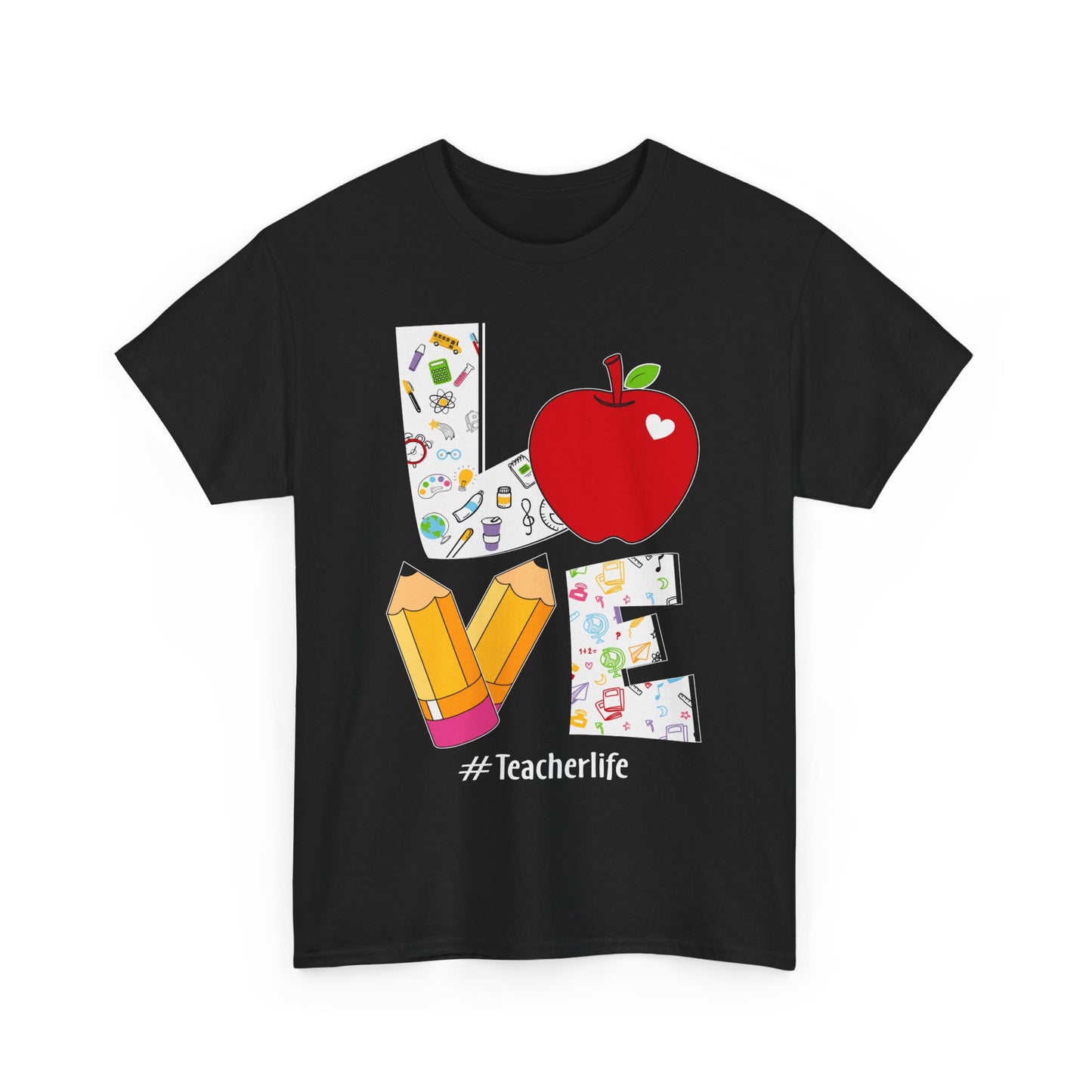 LovecTeacherlife Teacher Shirt Unisex Heavy Cotton Tee