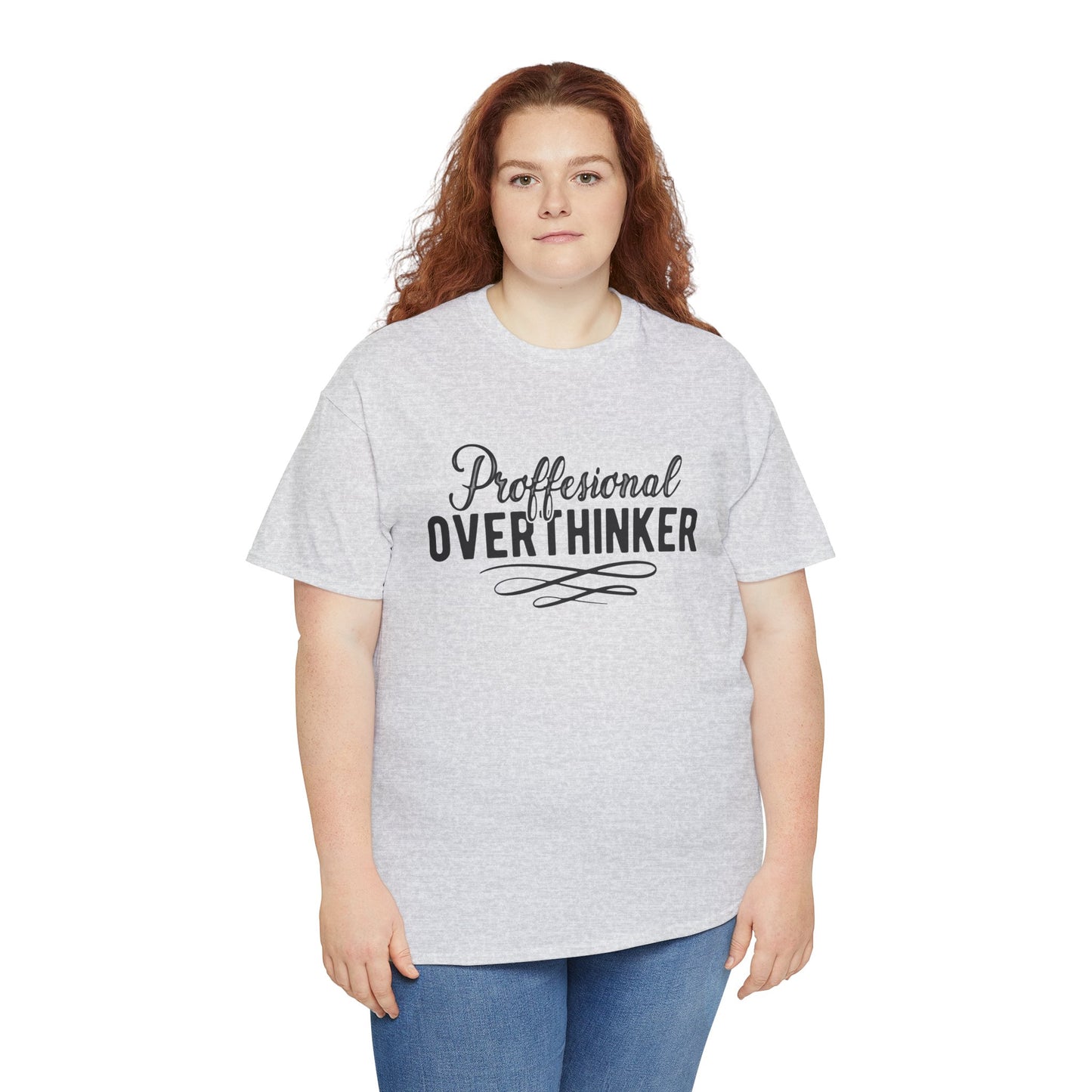 Professional Overthinker Unisex Heavy Cotton Tee