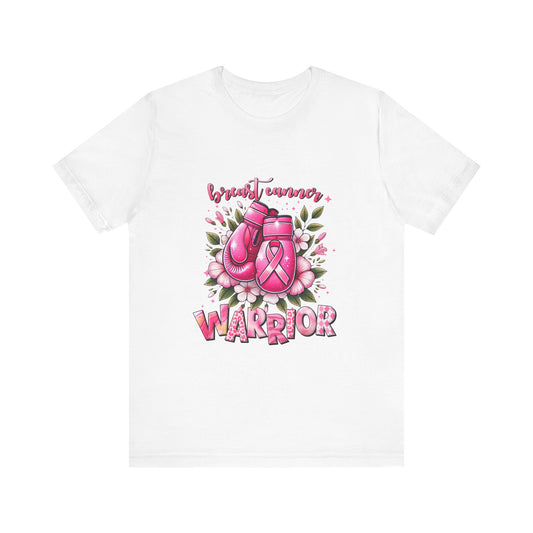 Breast Cancer Warrior Breast Cancer Awareness Unisex Jersey Short Sleeve Tee