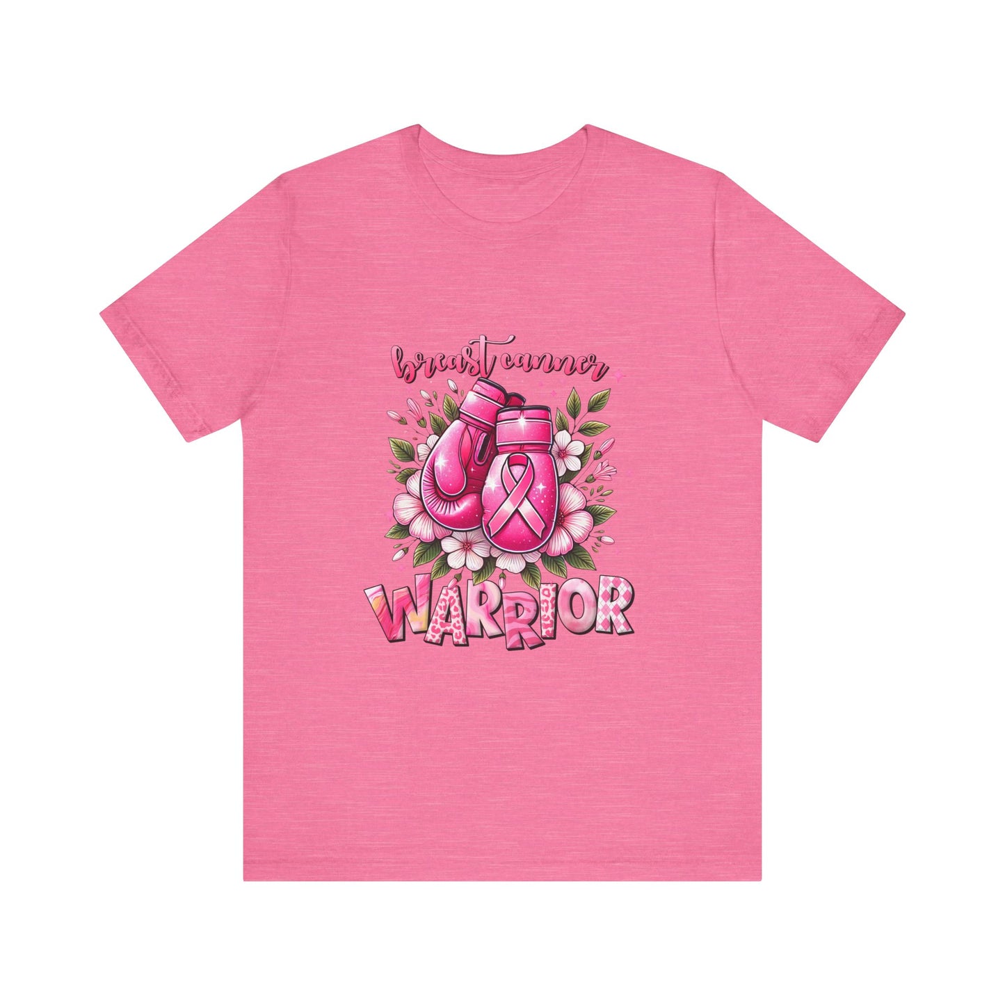 Breast Cancer Warrior Breast Cancer Awareness Unisex Jersey Short Sleeve Tee